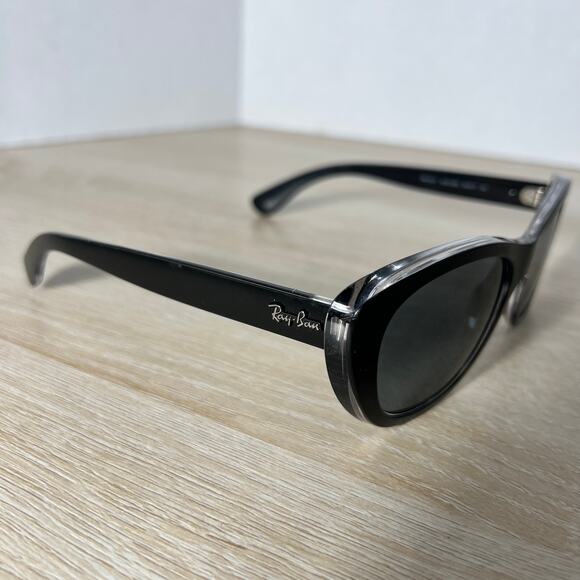 Ray-Ban RB4227 6052/8G Sunglasses Cat Eye Black FRAMES ONLY 55-17 main image 11